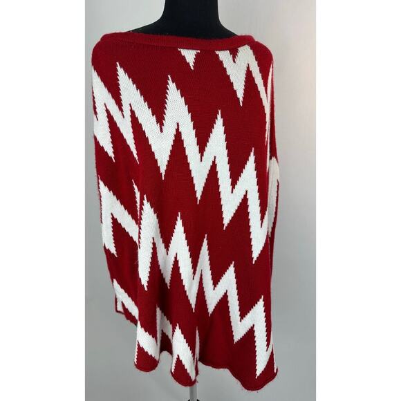 Emerson Street Clothing Women's Size Large XL University of Oklahoma Knit Poncho - Picture 2 of 11